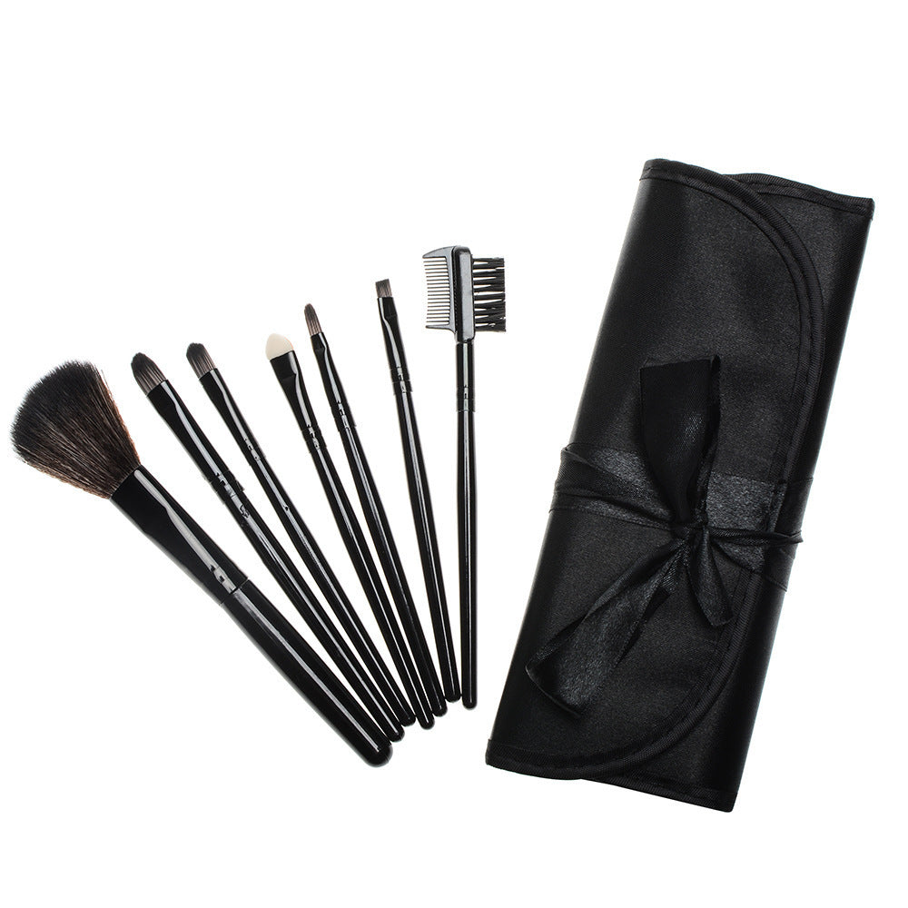 Multifunctional Portable 7 Ribbon Makeup Brushes Suit Multifunctional Portable 7 Ribbon Makeup Brushes Suit